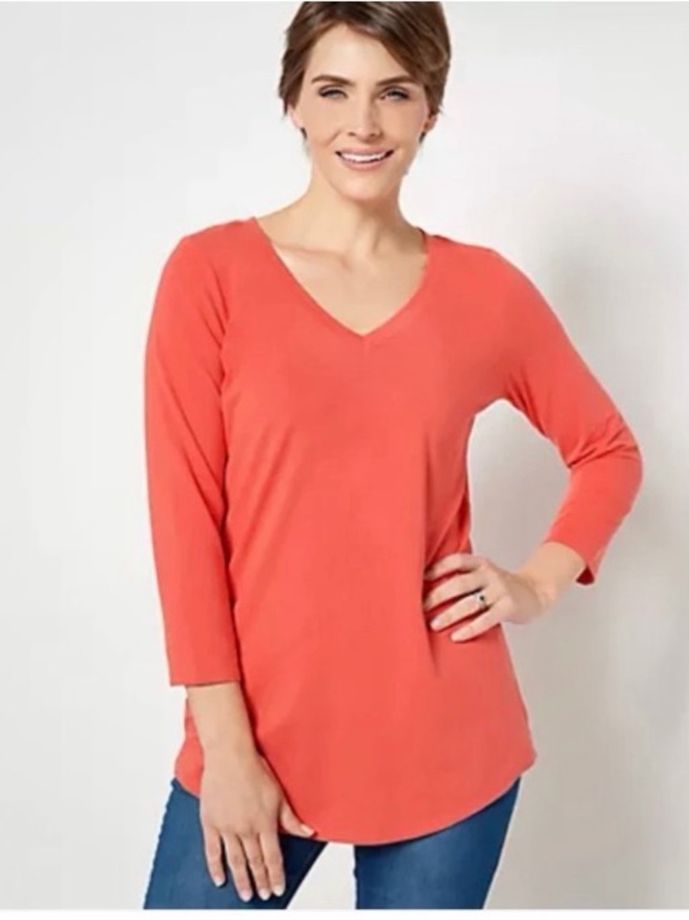 Set of 4 — Susan Graver Comfy Cotton “Weekend Essentials” - Picture 3 of 10